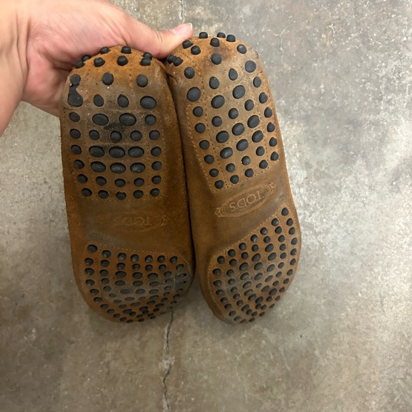 Tod's chocolate Brown Suede penny Loafers - Picture 4 of 6